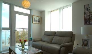 Image:A view from the living rooms at one of the apartments at Nautilus House.