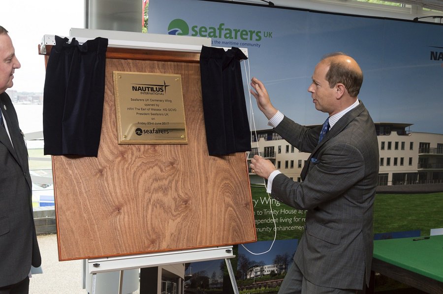 Image: HRH The Earl of Wessex opens the new Wing. Image: Tadhg Devlin